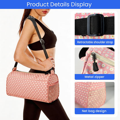 Small Gym Bag for Women & Men,Small Lightweight Duffel Bag Carry On Bags Mini Duffel Travel Bag Waterproof Sports Bags for Workout/Sport/Travel, Royal Blue,with Shoes Compartment