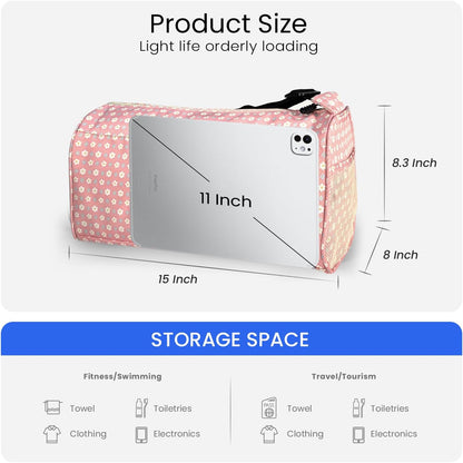 Small Gym Bag for Women & Men,Small Lightweight Duffel Bag Carry On Bags Mini Duffel Travel Bag Waterproof Sports Bags for Workout/Sport/Travel, Royal Blue,with Shoes Compartment