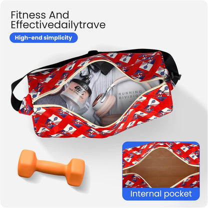 Small Gym Bag for Women & Men,Small Lightweight Duffel Bag Carry On Bags Mini Duffel Travel Bag Waterproof Sports Bags for Workout/Sport/Travel, Royal Blue,with Shoes Compartment