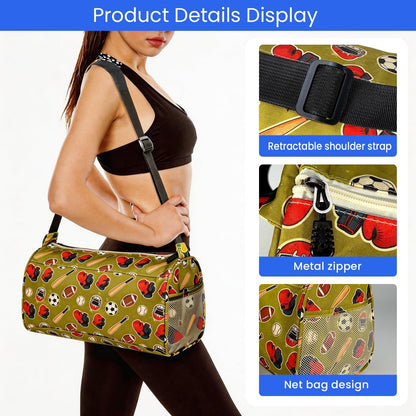 Small Gym Bag for Women & Men,Small Lightweight Duffel Bag Carry On Bags Mini Duffel Travel Bag Waterproof Sports Bags for Workout/Sport/Travel, Royal Blue,with Shoes Compartment