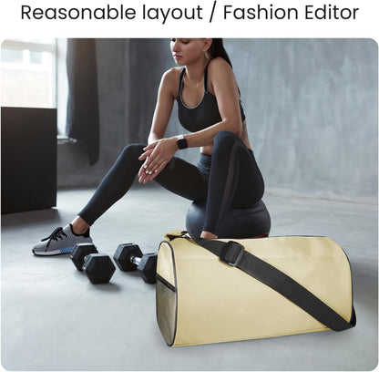 Small Gym Bag for Women & Men,Small Lightweight Duffel Bag Carry On Bags Mini Duffel Travel Bag Waterproof Sports Bags for Workout/Sport/Travel, Royal Blue,with Shoes Compartment