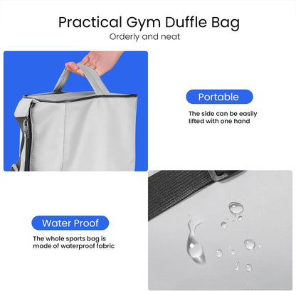 Small Gym Bag for Women & Men,Small Lightweight Duffel Bag Carry On Bags Mini Duffel Travel Bag Waterproof Sports Bags for Workout/Sport/Travel, Royal Blue,with Shoes Compartment