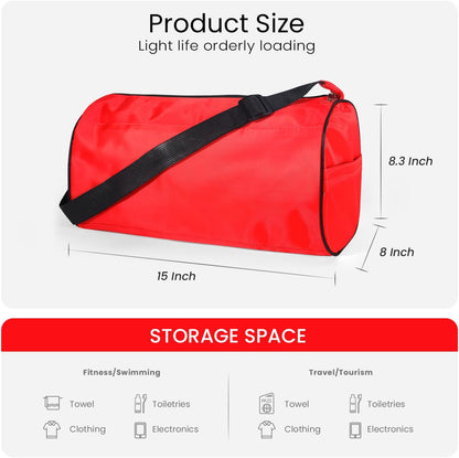 Small Gym Bag for Women & Men,Small Lightweight Duffel Bag Carry On Bags Mini Duffel Travel Bag Waterproof Sports Bags for Workout/Sport/Travel, Royal Blue,with Shoes Compartment