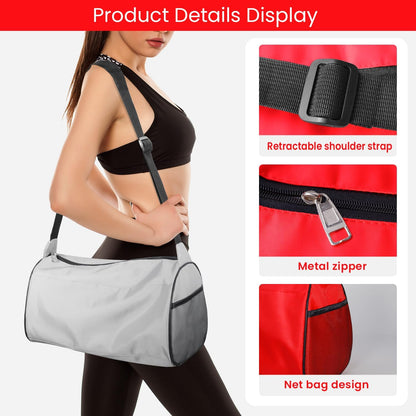 Small Gym Bag for Women & Men,Small Lightweight Duffel Bag Carry On Bags Mini Duffel Travel Bag Waterproof Sports Bags for Workout/Sport/Travel, Royal Blue,with Shoes Compartment