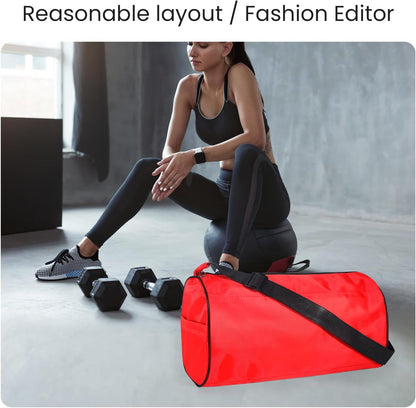 Small Gym Bag for Women & Men,Small Lightweight Duffel Bag Carry On Bags Mini Duffel Travel Bag Waterproof Sports Bags for Workout/Sport/Travel, Royal Blue,with Shoes Compartment