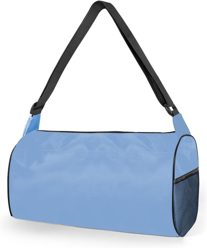 Small Gym Bag for Women & Men,Small Lightweight Duffel Bag Carry On Bags Mini Duffel Travel Bag Waterproof Sports Bags for Workout/Sport/Travel, Royal Blue,with Shoes Compartment