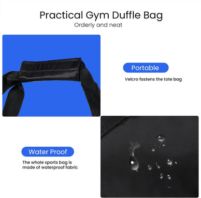 Small Gym Bag for Women & Men,Small Lightweight Duffel Bag Carry On Bags Mini Duffel Travel Bag Waterproof Sports Bags for Workout/Sport/Travel, Royal Blue,with Shoes Compartment