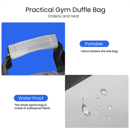 Small Gym Bag for Women & Men,Small Lightweight Duffel Bag Carry On Bags Mini Duffel Travel Bag Waterproof Sports Bags for Workout/Sport/Travel, Royal Blue,with Shoes Compartment