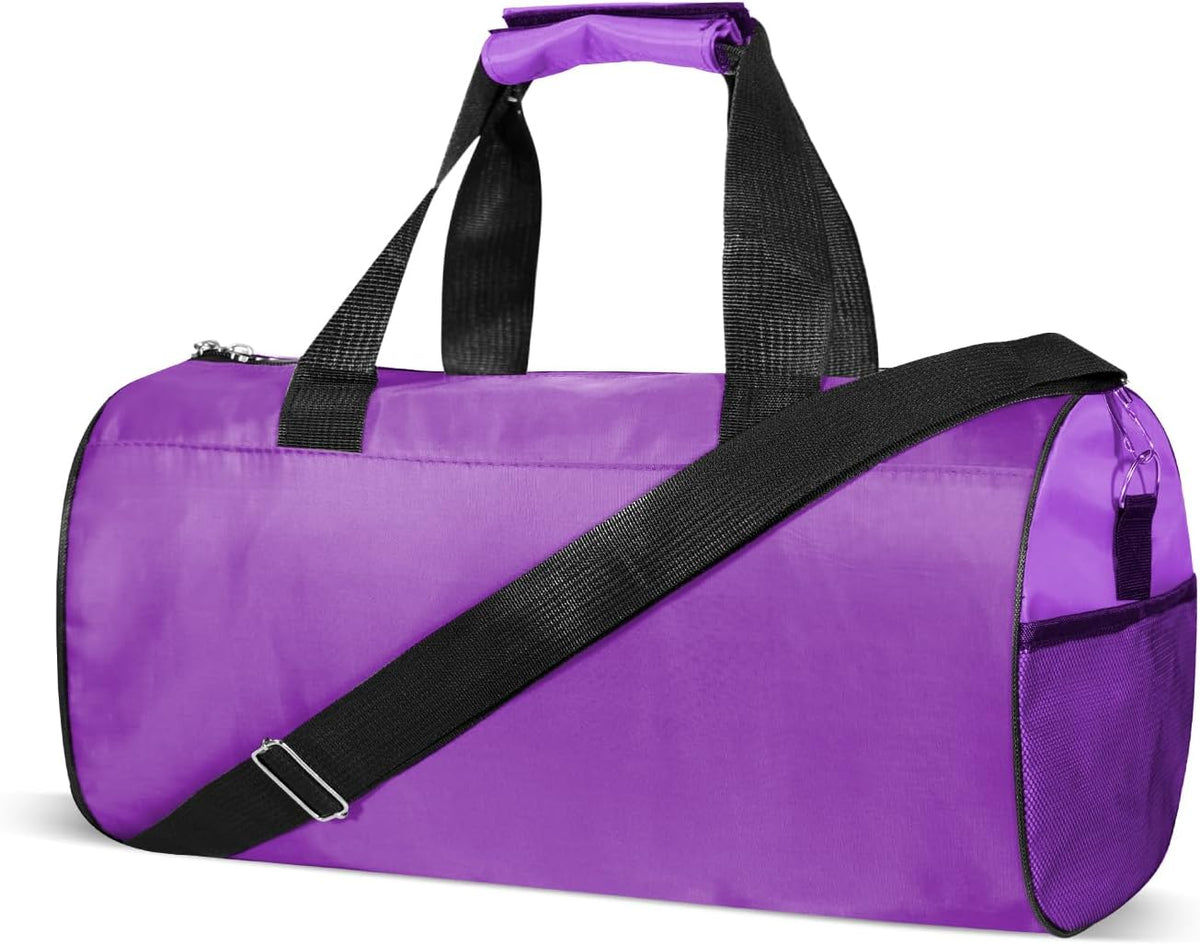 Small Gym Bag for Women & Men,Small Lightweight Duffel Bag Carry On Bags Mini Duffel Travel Bag Waterproof Sports Bags for Workout/Sport/Travel, Royal Blue,with Shoes Compartment