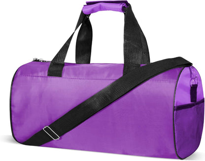 Small Gym Bag for Women & Men,Small Lightweight Duffel Bag Carry On Bags Mini Duffel Travel Bag Waterproof Sports Bags for Workout/Sport/Travel, Royal Blue,with Shoes Compartment
