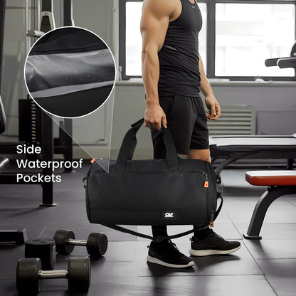 Small Gym Bag for Women & Men,Small Lightweight Duffel Bag Carry On Bags Mini Duffel Travel Bag Waterproof Sports Bags for Workout/Sport/Travel, Royal Blue,with Shoes Compartment