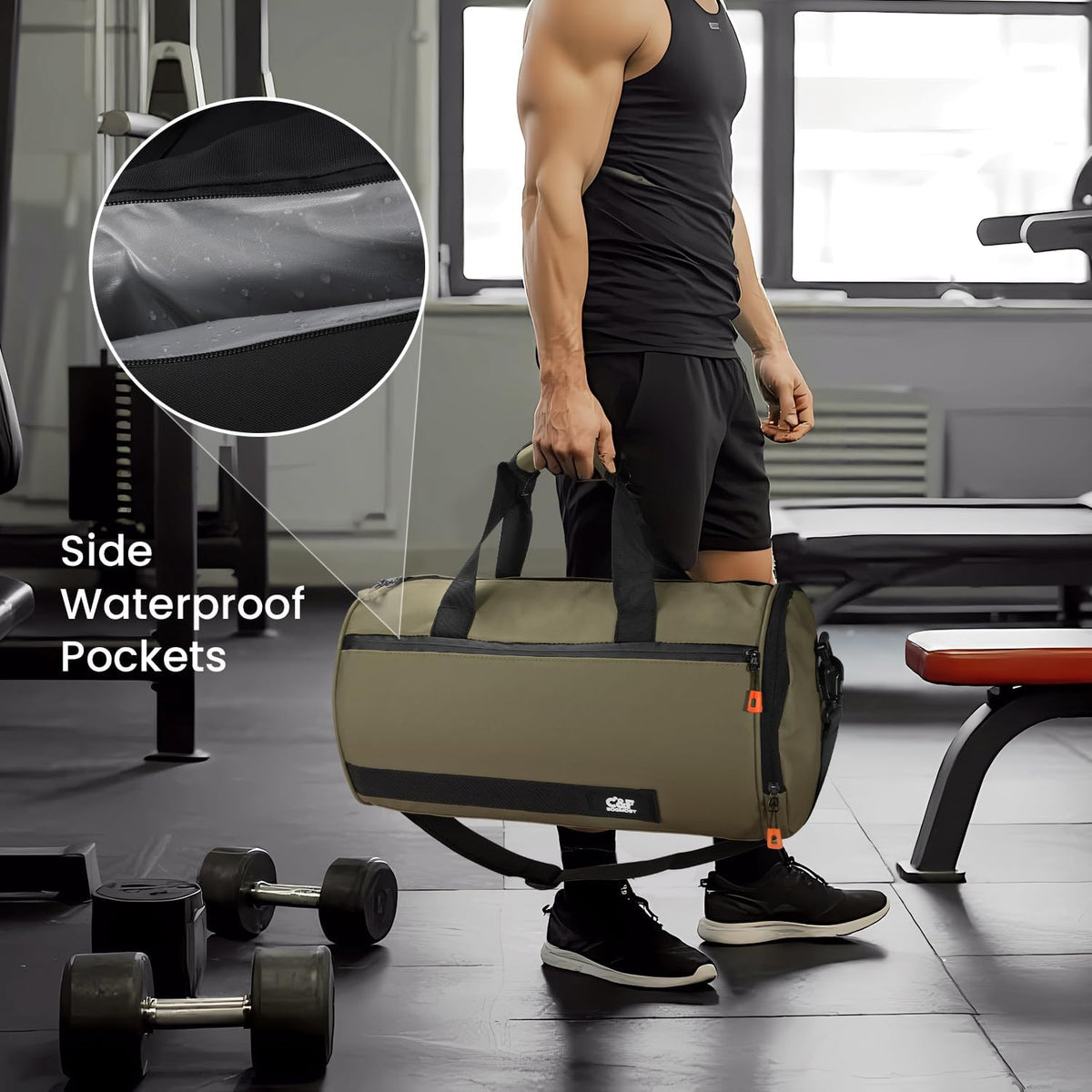 Small Gym Bag for Women & Men,Small Lightweight Duffel Bag Carry On Bags Mini Duffel Travel Bag Waterproof Sports Bags for Workout/Sport/Travel, Royal Blue,with Shoes Compartment