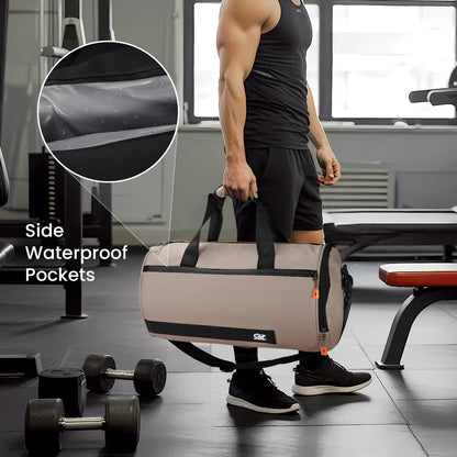 Small Gym Bag for Women & Men,Small Lightweight Duffel Bag Carry On Bags Mini Duffel Travel Bag Waterproof Sports Bags for Workout/Sport/Travel, Royal Blue,with Shoes Compartment