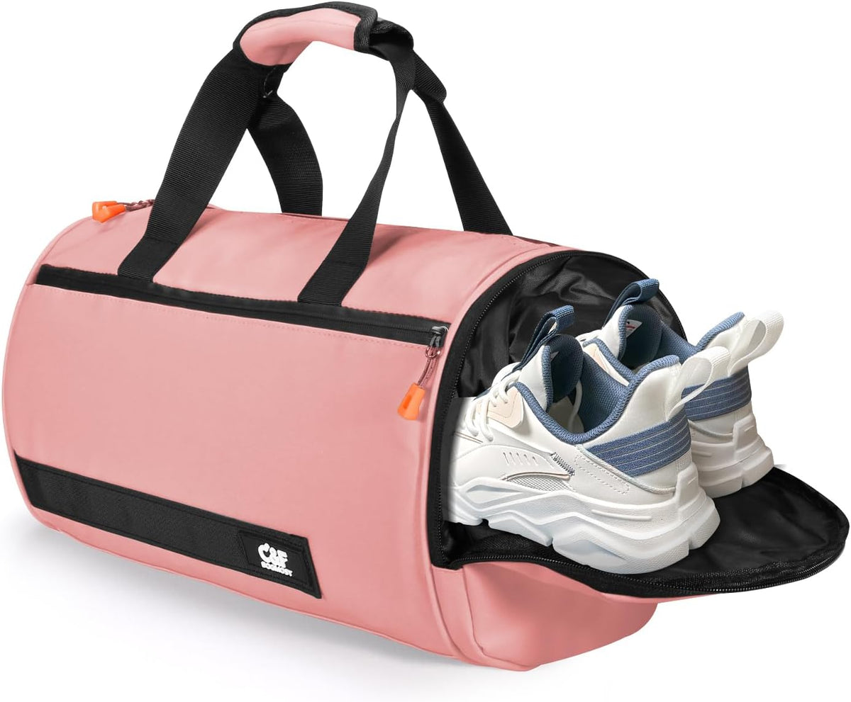Small Gym Bag for Women & Men,Small Lightweight Duffel Bag Carry On Bags Mini Duffel Travel Bag Waterproof Sports Bags for Workout/Sport/Travel, Royal Blue,with Shoes Compartment