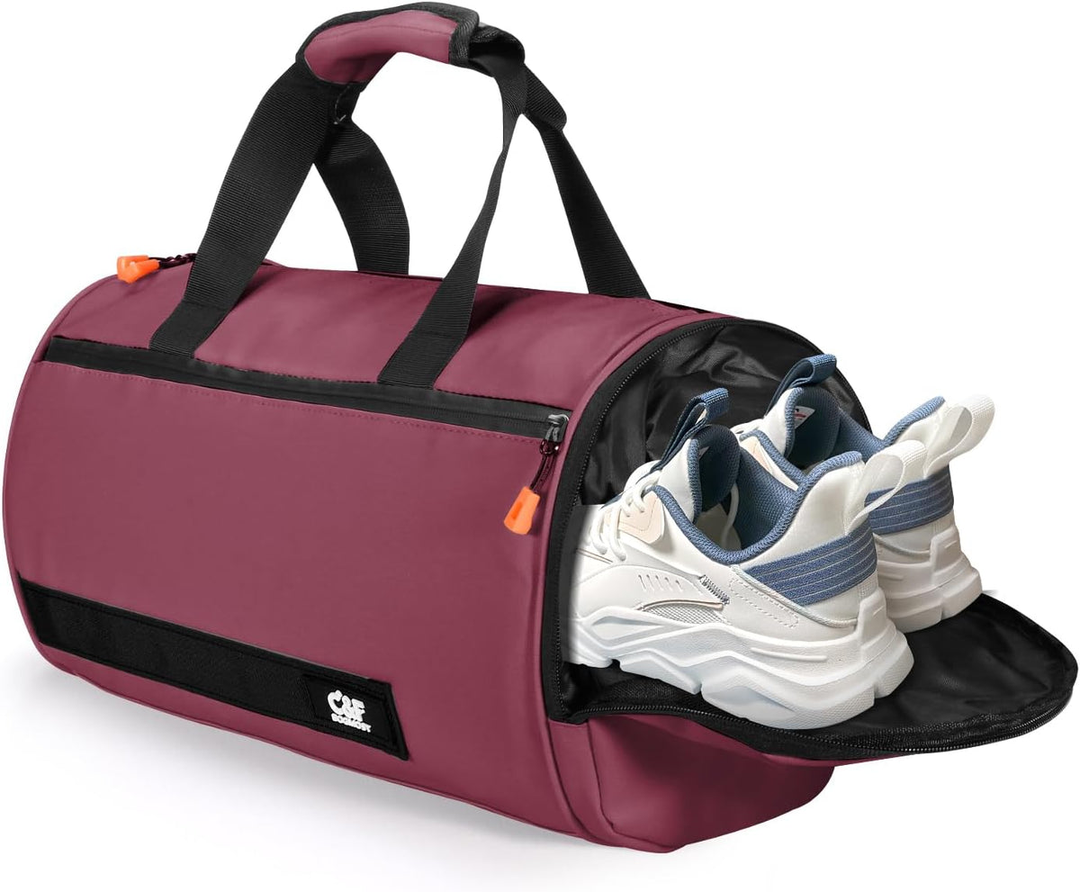 Small Gym Bag for Women & Men,Small Lightweight Duffel Bag Carry On Bags Mini Duffel Travel Bag Waterproof Sports Bags for Workout/Sport/Travel, Royal Blue,with Shoes Compartment
