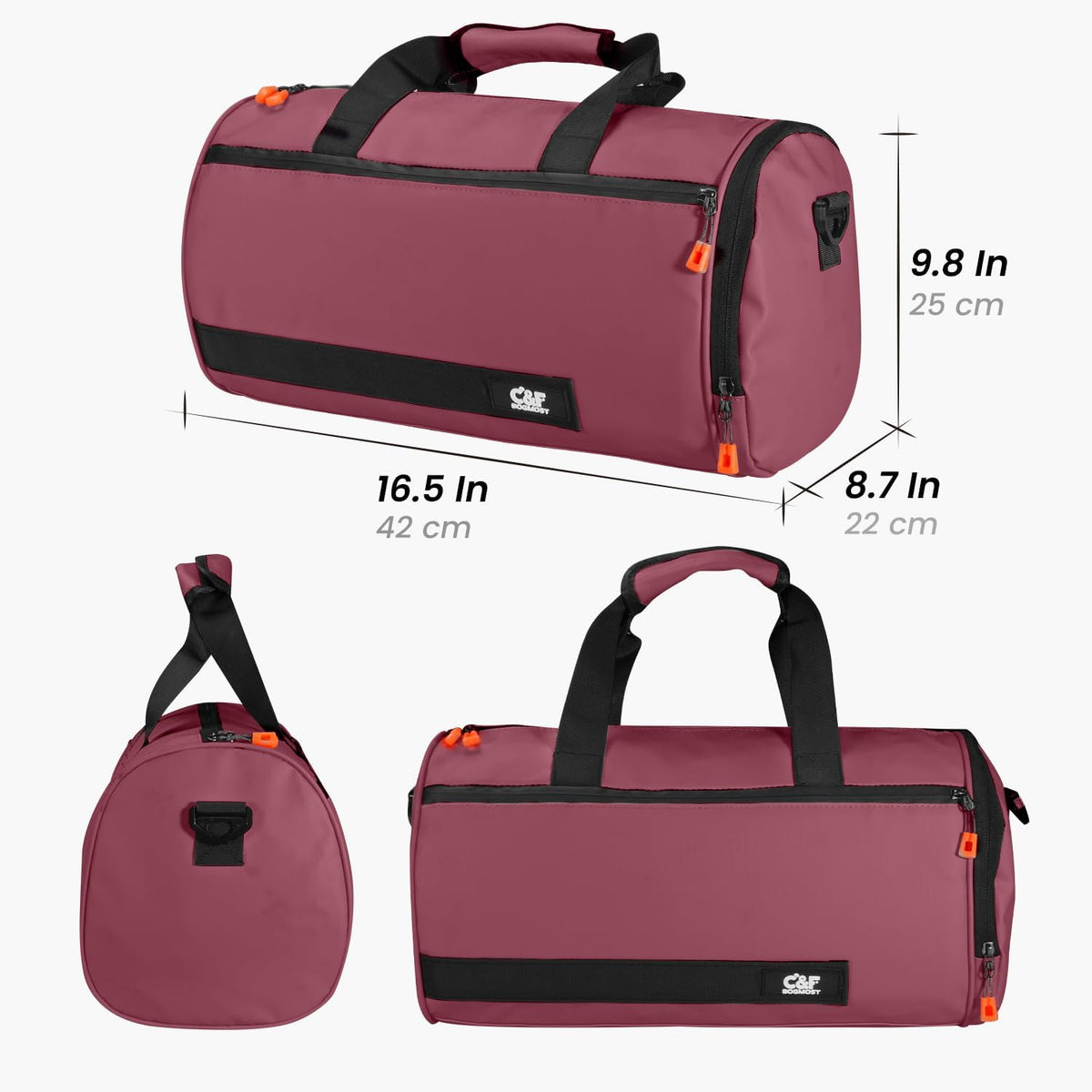 Small Gym Bag for Women & Men,Small Lightweight Duffel Bag Carry On Bags Mini Duffel Travel Bag Waterproof Sports Bags for Workout/Sport/Travel, Royal Blue,with Shoes Compartment