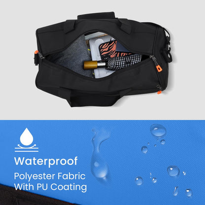Small Gym Bag for Women & Men,Small Lightweight Duffel Bag Carry On Bags Mini Duffel Travel Bag Waterproof Sports Bags for Workout/Sport/Travel, Royal Blue,with Shoes Compartment