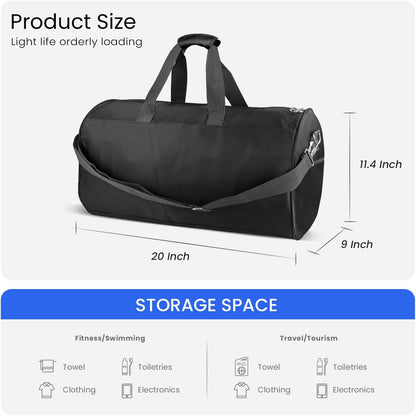 Small Gym Bag for Women & Men,Small Lightweight Duffel Bag Carry On Bags Mini Duffel Travel Bag Waterproof Sports Bags for Workout/Sport/Travel, Royal Blue,with Shoes Compartment