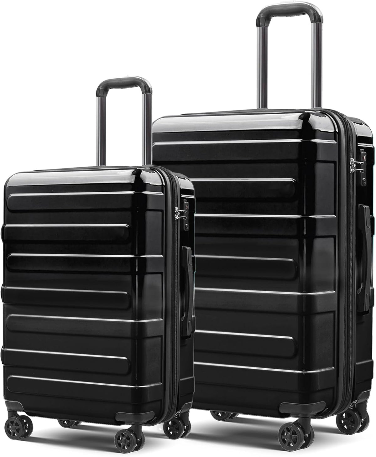 Carry on Luggage 22x14x9 Airline Approved-20 Inch Hardside Suitcase with Wheels TSA Lock, PC+ABS Lightweight Carry on Suitcases for Women and Men