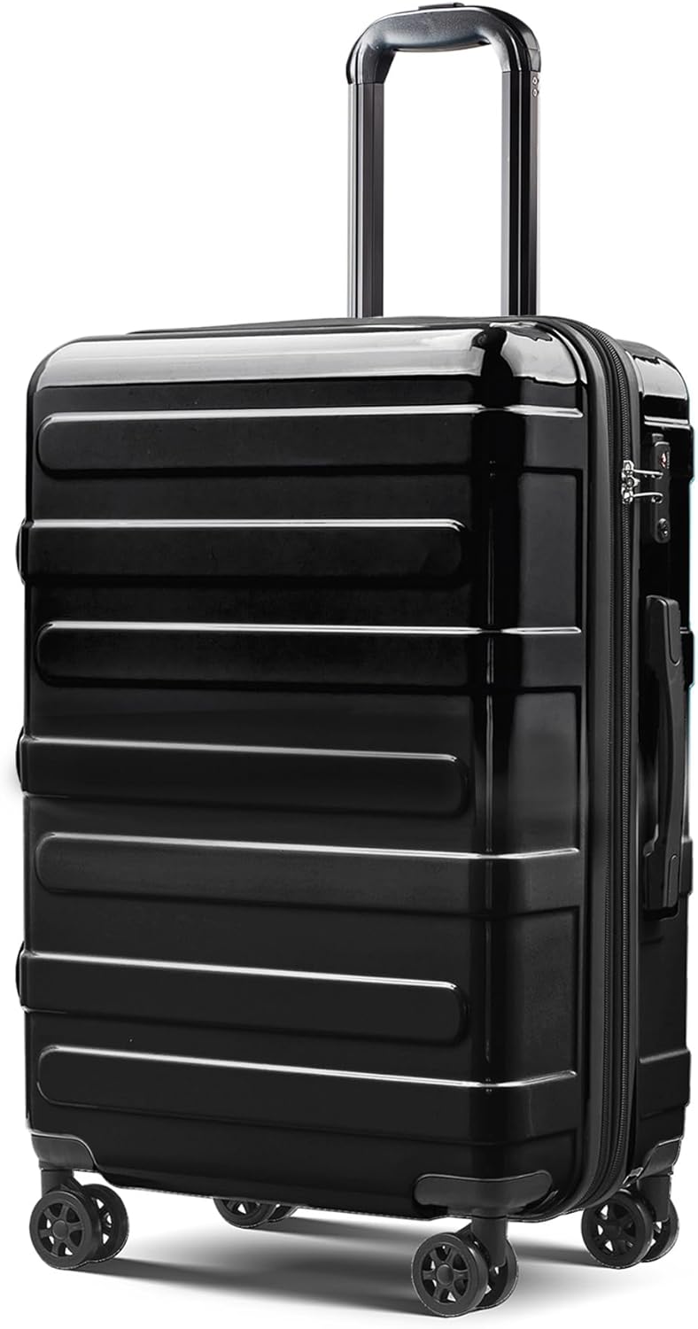 Carry on Luggage 22x14x9 Airline Approved-20 Inch Hardside Suitcase with Wheels TSA Lock, PC+ABS Lightweight Carry on Suitcases for Women and Men