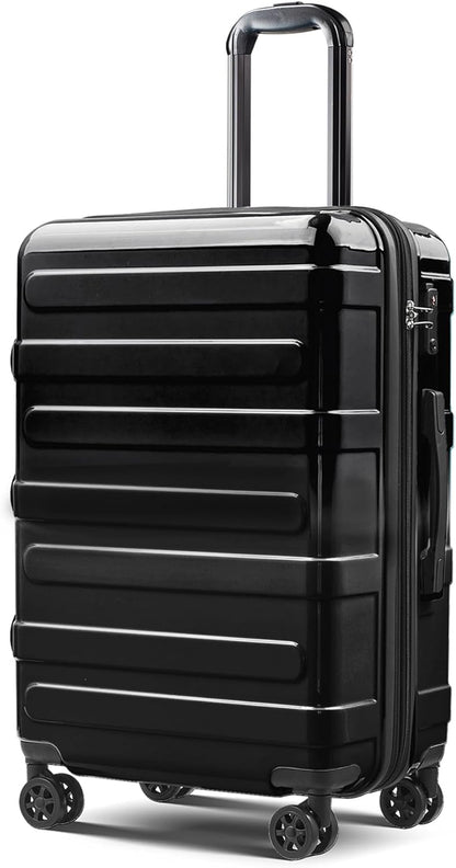 Carry on Luggage 22x14x9 Airline Approved-20 Inch Hardside Suitcase with Wheels TSA Lock, PC+ABS Lightweight Carry on Suitcases for Women and Men