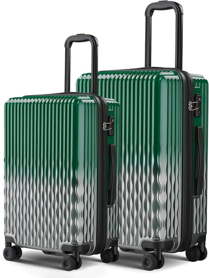 Carry on Luggage 22x14x9 Airline Approved-20 Inch Hardside Suitcase with Wheels TSA Lock, PC+ABS Lightweight Carry on Suitcases for Women and Men