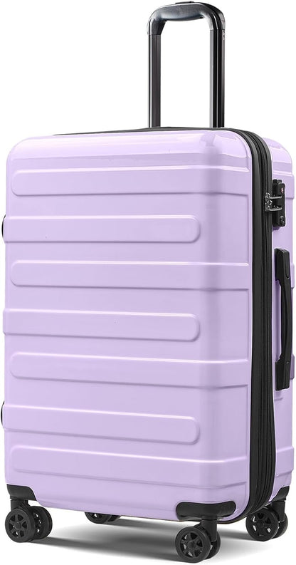 Carry on Luggage 22x14x9 Airline Approved-20 Inch Hardside Suitcase with Wheels TSA Lock, PC+ABS Lightweight Carry on Suitcases for Women and Men