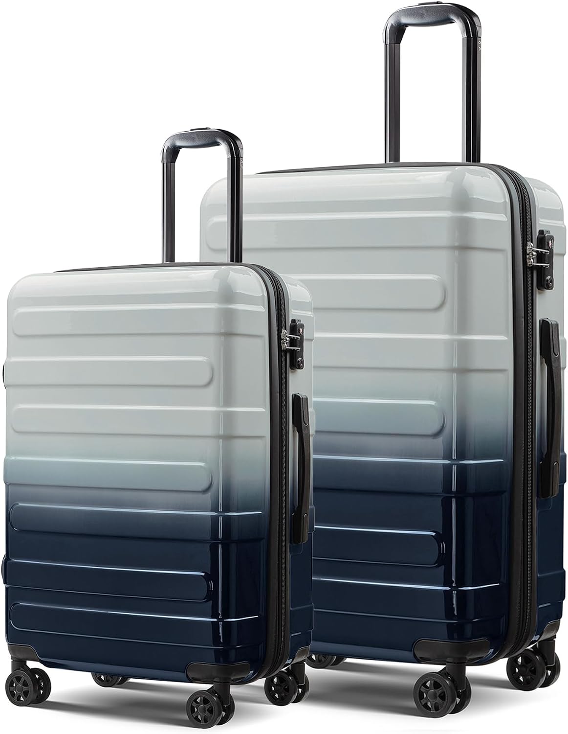 Carry on Luggage 22x14x9 Airline Approved-20 Inch Hardside Suitcase with Wheels TSA Lock, PC+ABS Lightweight Carry on Suitcases for Women and Men