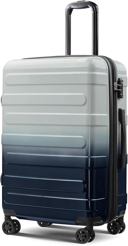 Carry on Luggage 22x14x9 Airline Approved-20 Inch Hardside Suitcase with Wheels TSA Lock, PC+ABS Lightweight Carry on Suitcases for Women and Men