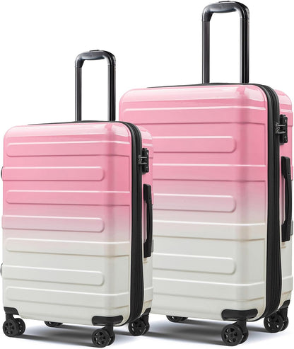 Carry on Luggage 22x14x9 Airline Approved-20 Inch Hardside Suitcase with Wheels TSA Lock, PC+ABS Lightweight Carry on Suitcases for Women and Men