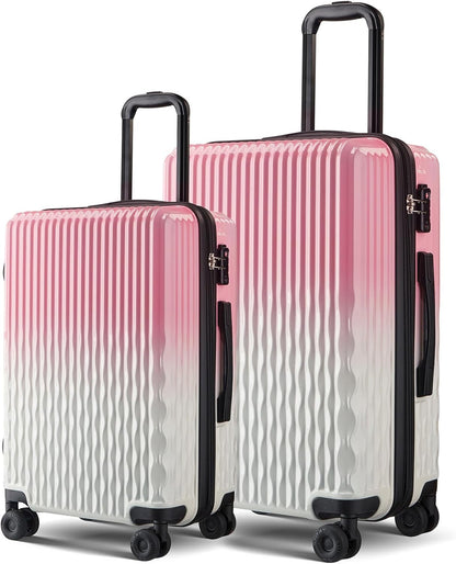 Carry on Luggage 22x14x9 Airline Approved-20 Inch Hardside Suitcase with Wheels TSA Lock, PC+ABS Lightweight Carry on Suitcases for Women and Men