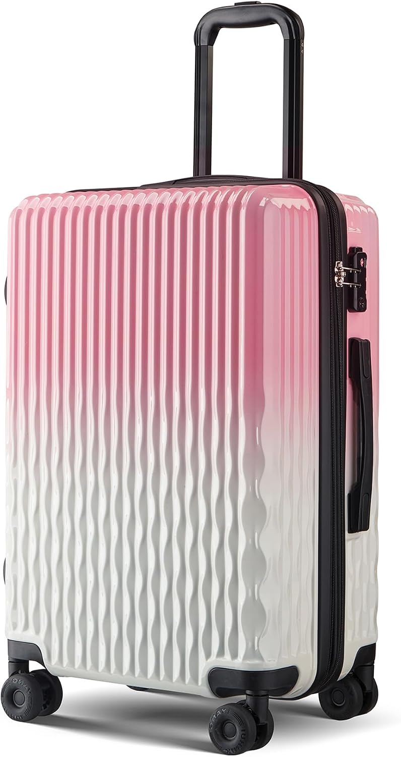 Carry on Luggage 22x14x9 Airline Approved-20 Inch Hardside Suitcase with Wheels TSA Lock, PC+ABS Lightweight Carry on Suitcases for Women and Men