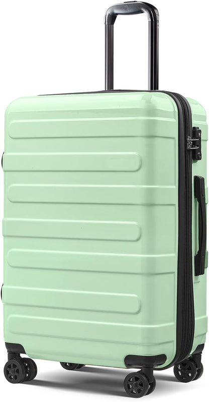 Carry on Luggage 22x14x9 Airline Approved-20 Inch Hardside Suitcase with Wheels TSA Lock, PC+ABS Lightweight Carry on Suitcases for Women and Men