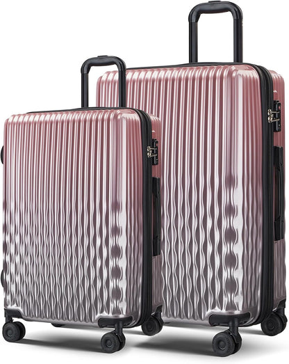 Carry on Luggage 22x14x9 Airline Approved-20 Inch Hardside Suitcase with Wheels TSA Lock, PC+ABS Lightweight Carry on Suitcases for Women and Men