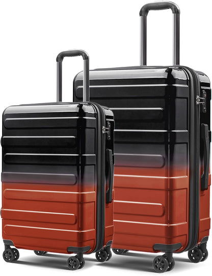 Carry on Luggage 22x14x9 Airline Approved-20 Inch Hardside Suitcase with Wheels TSA Lock, PC+ABS Lightweight Carry on Suitcases for Women and Men