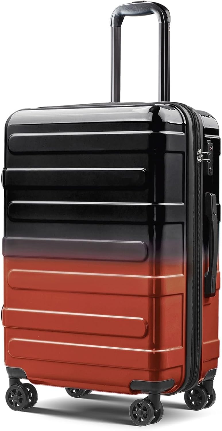 Carry on Luggage 22x14x9 Airline Approved-20 Inch Hardside Suitcase with Wheels TSA Lock, PC+ABS Lightweight Carry on Suitcases for Women and Men
