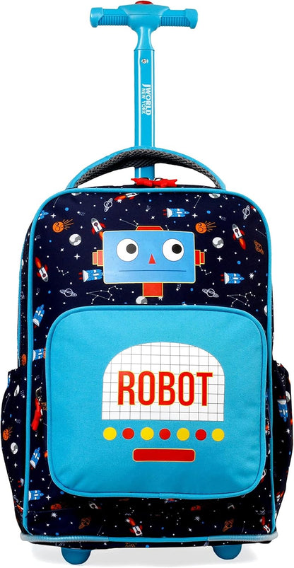 New York Sparkle Rolling Backpack