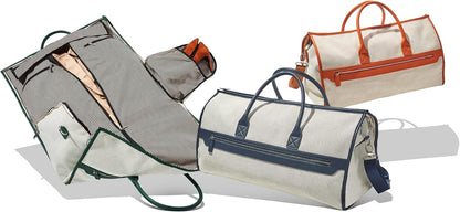 Capri 2 -n-1 Garment and Duffel Bag - Convertible, Carry-On, Travel, For Suits, Tuxedos, Dresses, and more