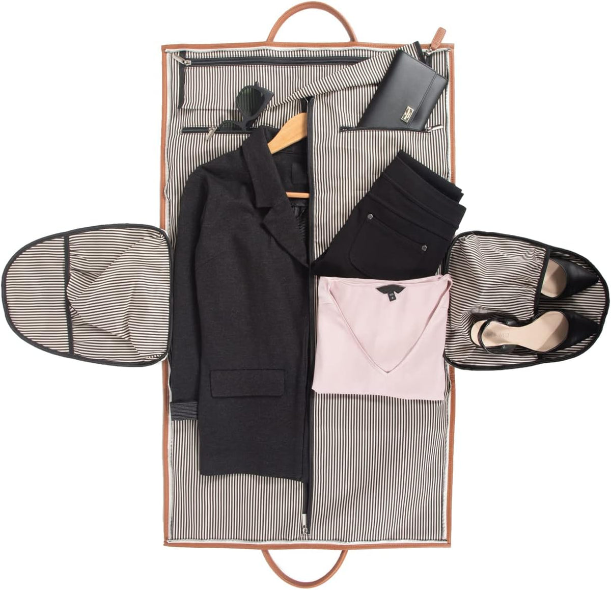 Capri 2 -n-1 Garment and Duffel Bag - Convertible, Carry-On, Travel, For Suits, Tuxedos, Dresses, and more