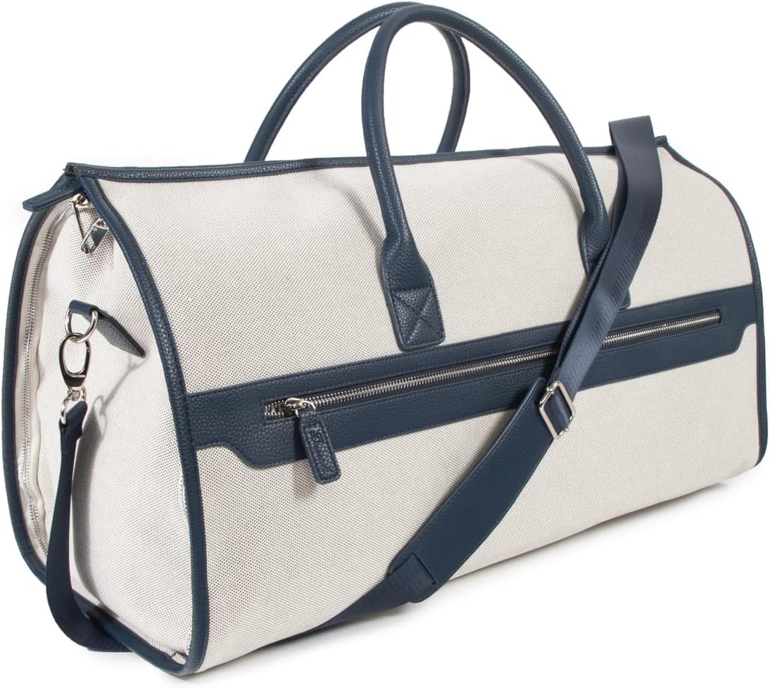 Capri 2 -n-1 Garment and Duffel Bag - Convertible, Carry-On, Travel, For Suits, Tuxedos, Dresses, and more