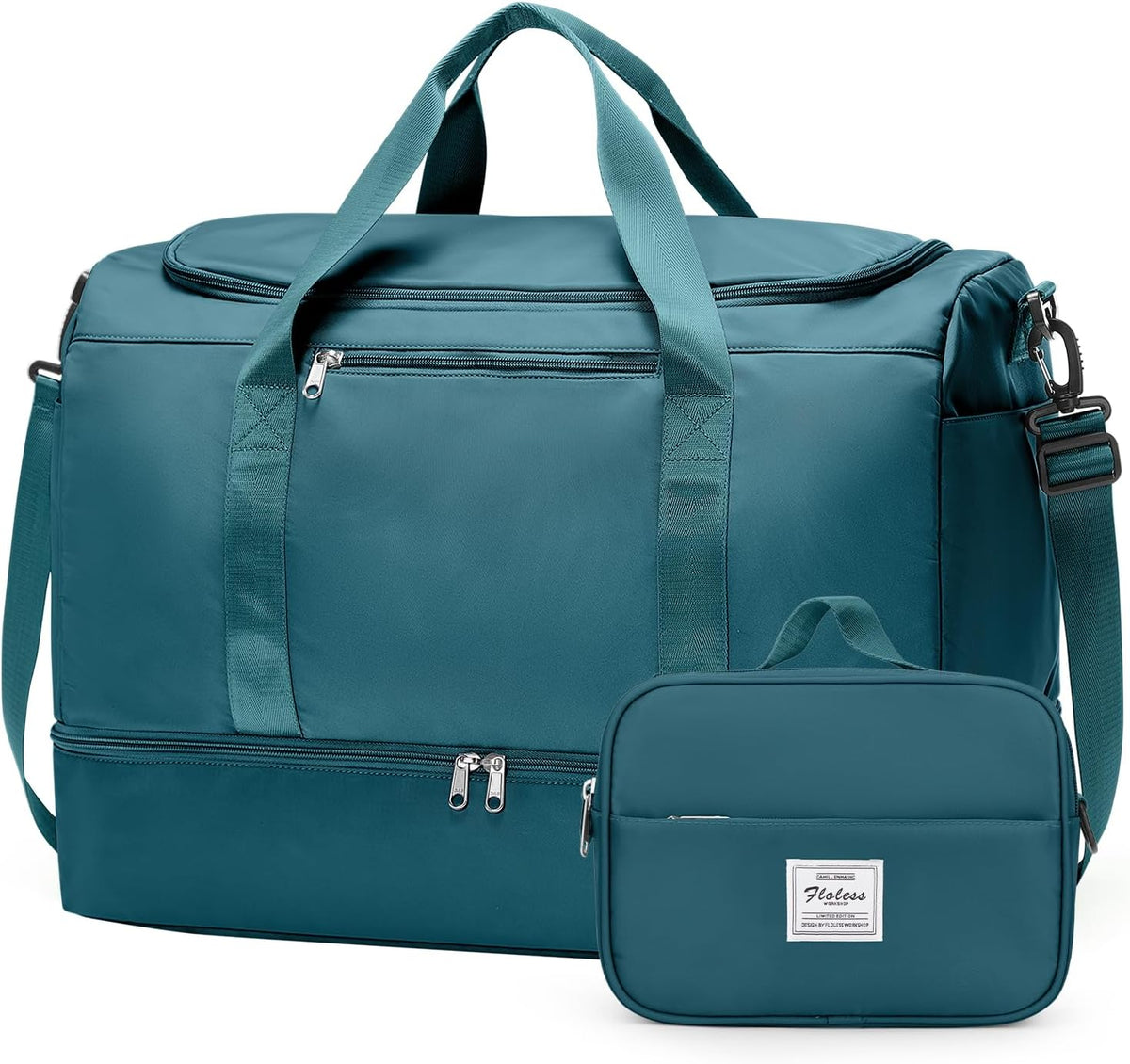 Extra Large Travel Duffel Bag, Carry-On Weekender Bags for Women Travel | Overnight Weekend Bag with Shoes Compartment for Travel Business Trips Sport Hospital - Colors A