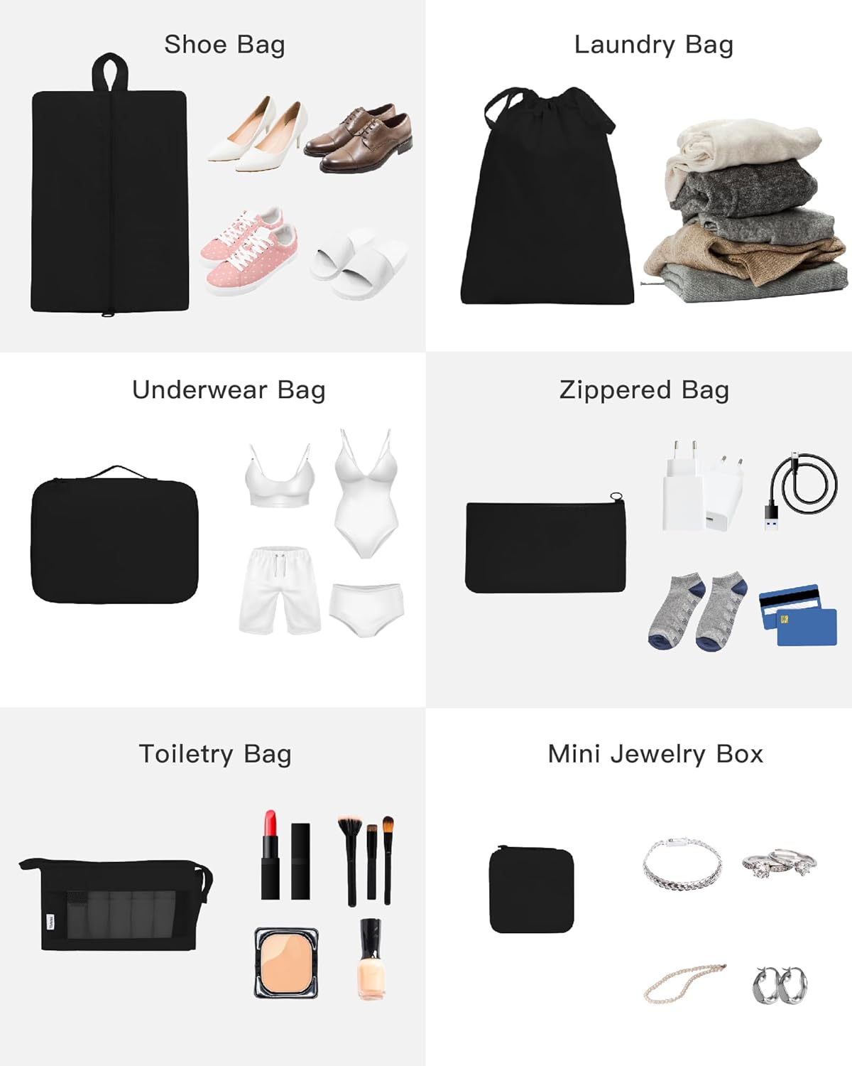 9 Set Packing Cubes for Carry on Suitcase Travel Organizer Bags for Luggage Suitcase Organizer Bags Packing Cube Set for Packing Women Men (Beige)