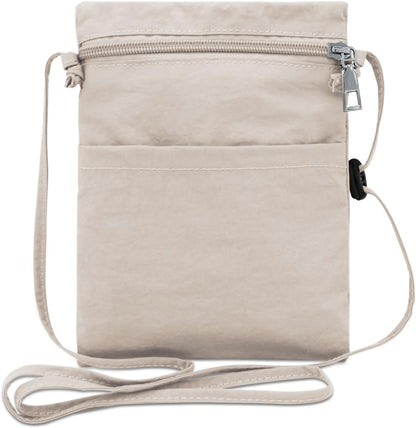 Ultralight Crossbody PhonePurse, Nylon Small Phone Purse Cell Phone Purse, Smartphone Crossbody Bag with Zipper