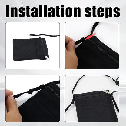Ultralight Crossbody PhonePurse, Nylon Small Phone Purse Cell Phone Purse, Smartphone Crossbody Bag with Zipper