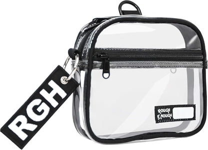 Rough Enough Clear Toiletry Bags for Traveling Bundle Set