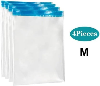 Travel Compression Bags, Roll Up Space Saver for Luggage, Cruise Ship Essentials Cothes(S)