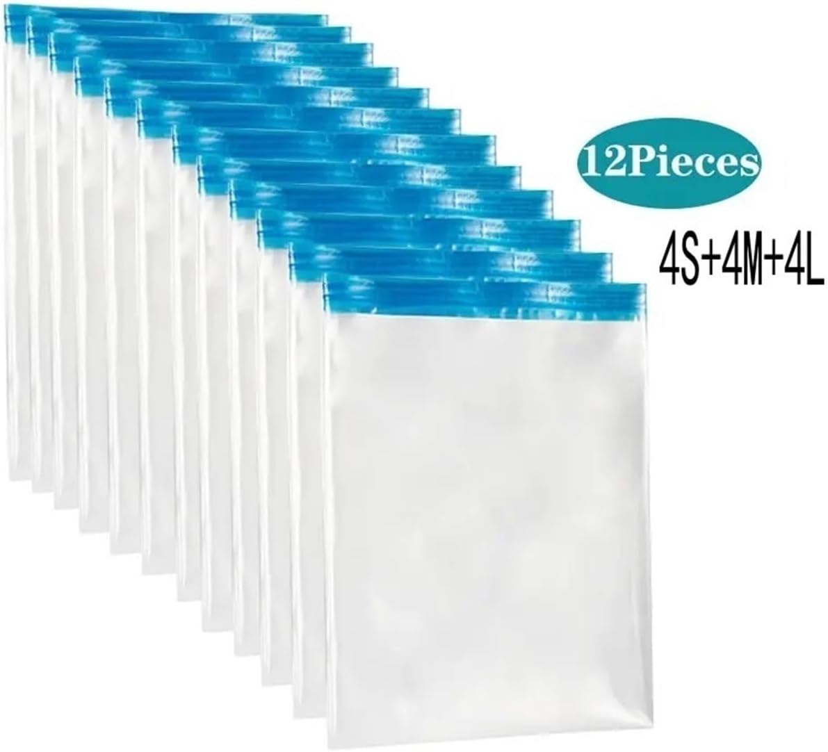 Travel Compression Bags, Roll Up Space Saver for Luggage, Cruise Ship Essentials Cothes(S)