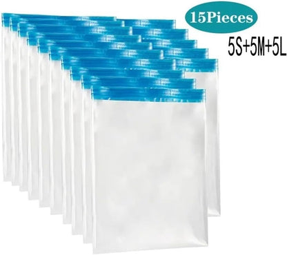 Travel Compression Bags, Roll Up Space Saver for Luggage, Cruise Ship Essentials Cothes(S)