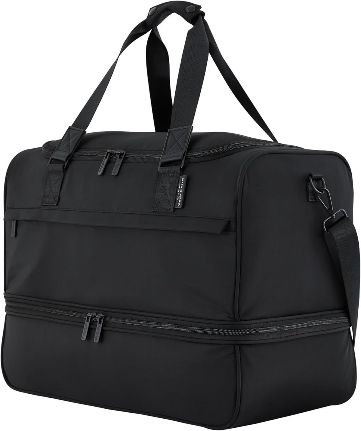 Scotch & Soda Amsterdam Travel Duffel Bag, Black, 20-Inch