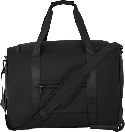 Scotch & Soda Amsterdam Travel Duffel Bag, Black, 20-Inch